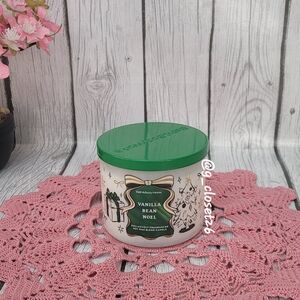 Vanilla Bean Noel 3- Wicked Candle Bath & Body Works-Green Lid